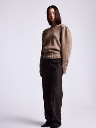 ONE and OTHER Emelie Sweater - Taupe Melange
