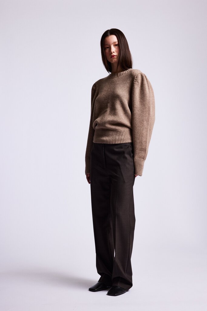 ONE and OTHER Emelie Sweater - Taupe Melange