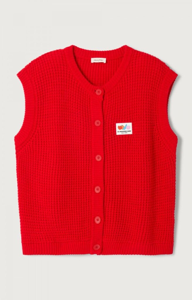American Vintage Crashway Gilet - Ecarlate