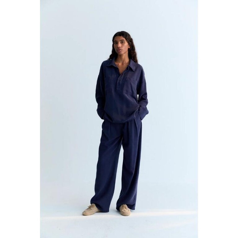 The New Society Tencel Pants - Infinity Blue