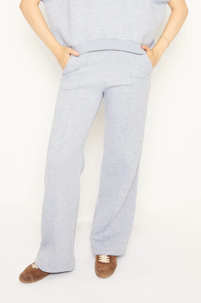 RE/BORN Savannah pants -Gray melange