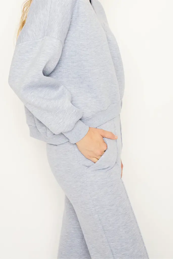 RE/BORN Savannah pants -Gray melange