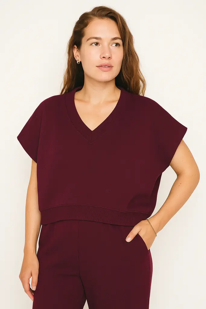 RE/BORN Barcelona sweater - Vino