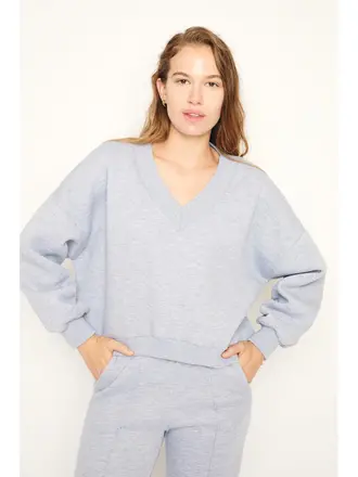 RE/BORN Athena sweater - Gray melange