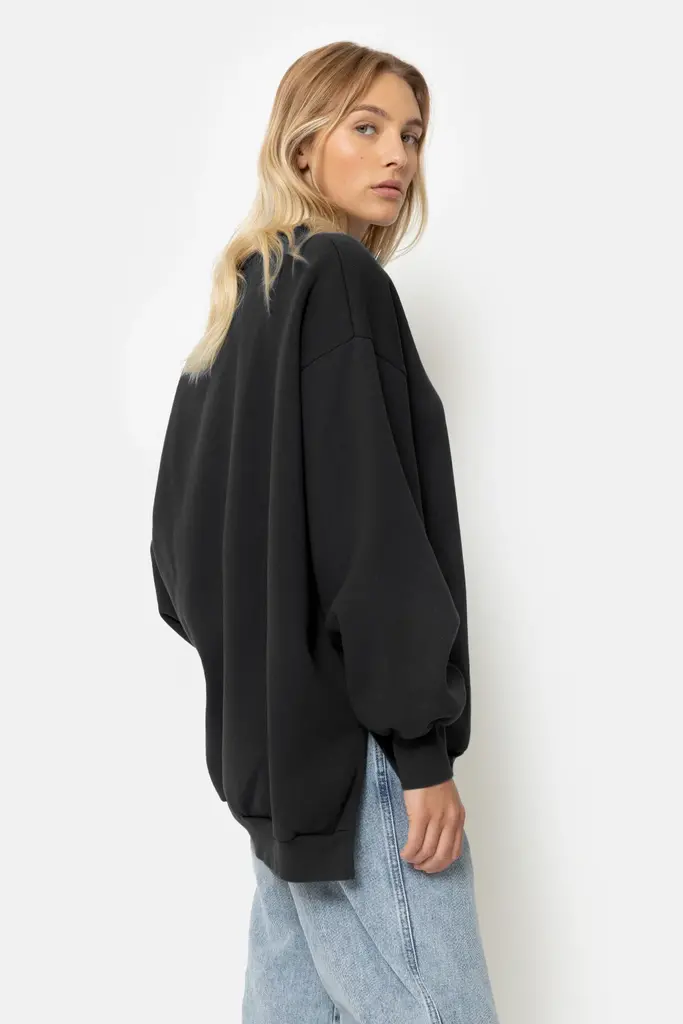 Âme Antwerp Ulla Cotton Sweater - Black