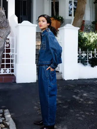 Âme Antwerp Kick Jeans - Dark Blue