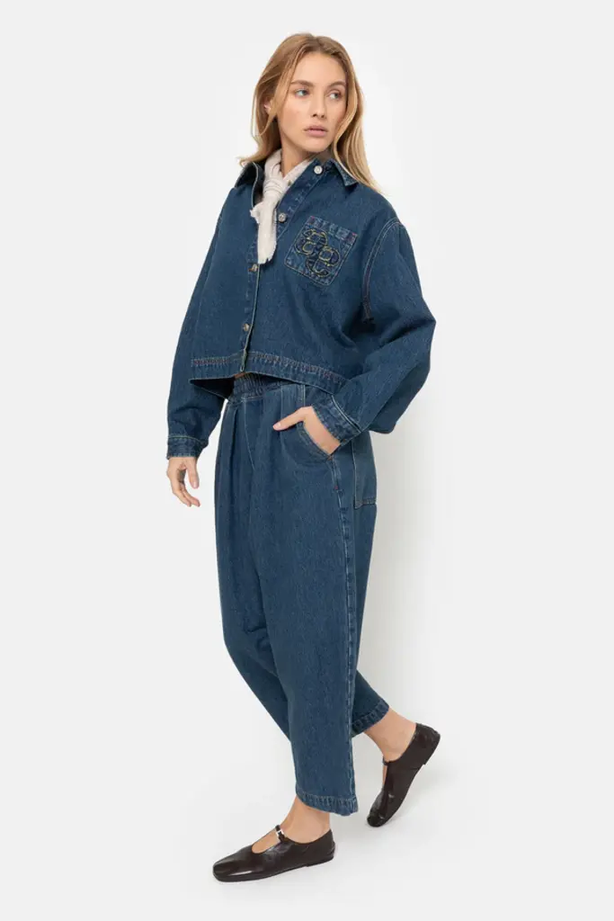 Âme Antwerp Kick Jeans - Dark Blue