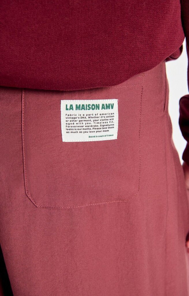 American Vintage Lanow Pants - Cerisier