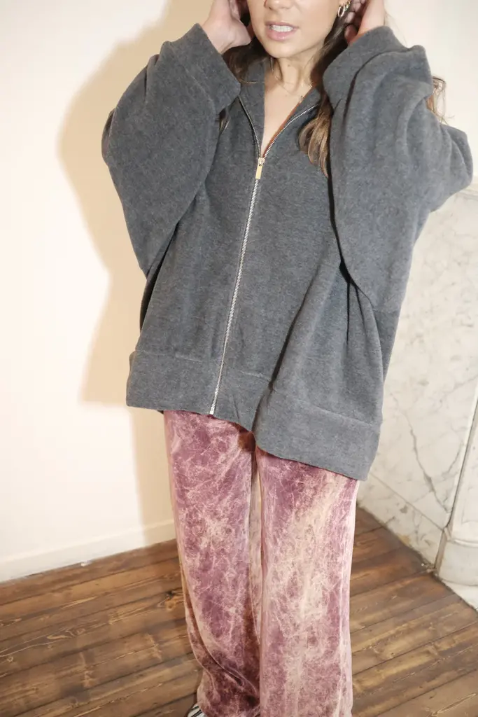 Love Sundaily Willy Fleece - Fleece Grey