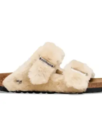 Birkenstock Arizona Shearling Cover Upper - Sandcastle Birkenstock Arizona Shearling Cover Upper - Sandcastle