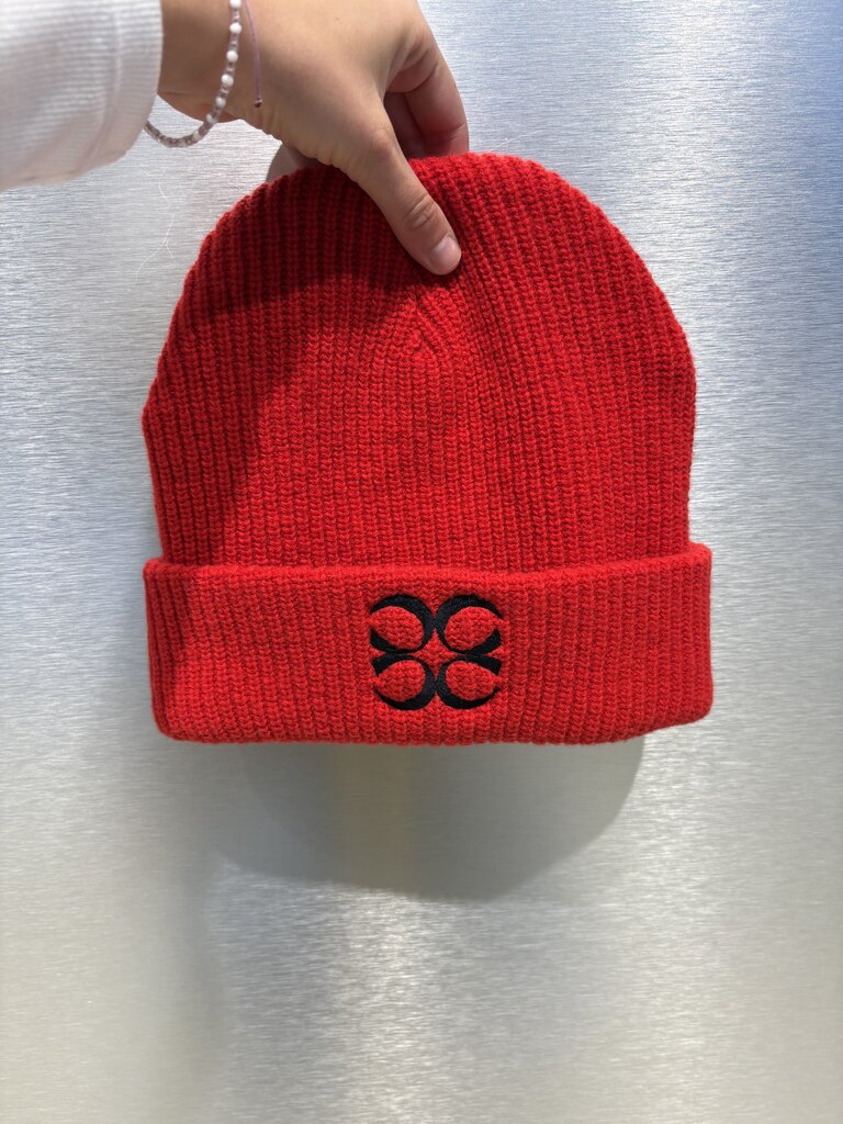 Cou Cou Collection Avocado Beanie - Red/Navy