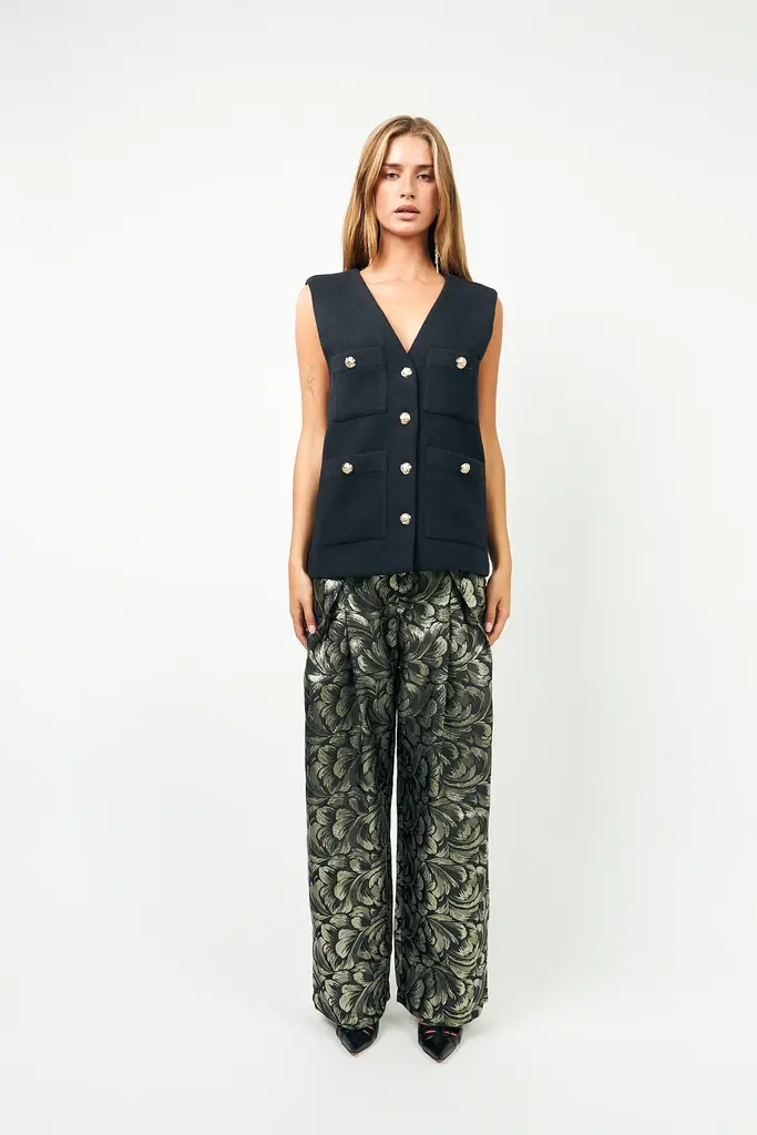 Lolly's Laundry Edel Vest - Dark Blue