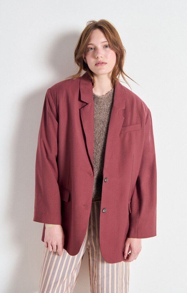 American Vintage Lanow Blazer - Cerisier