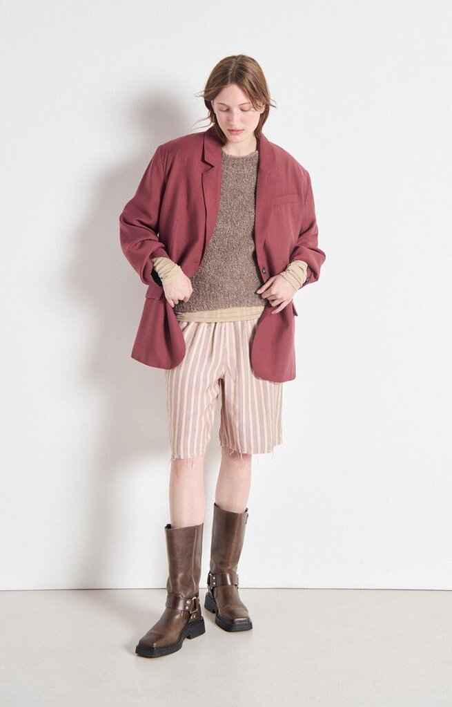 American Vintage Lanow Blazer - Cerisier