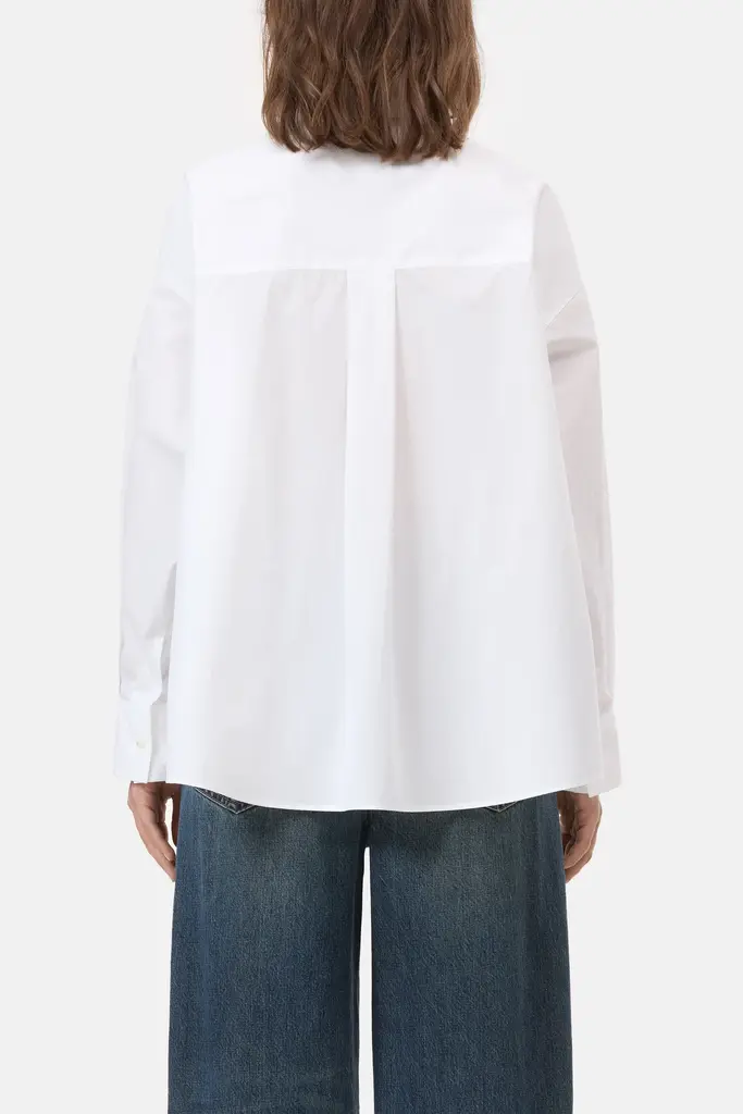 Closed Cape shirt - White