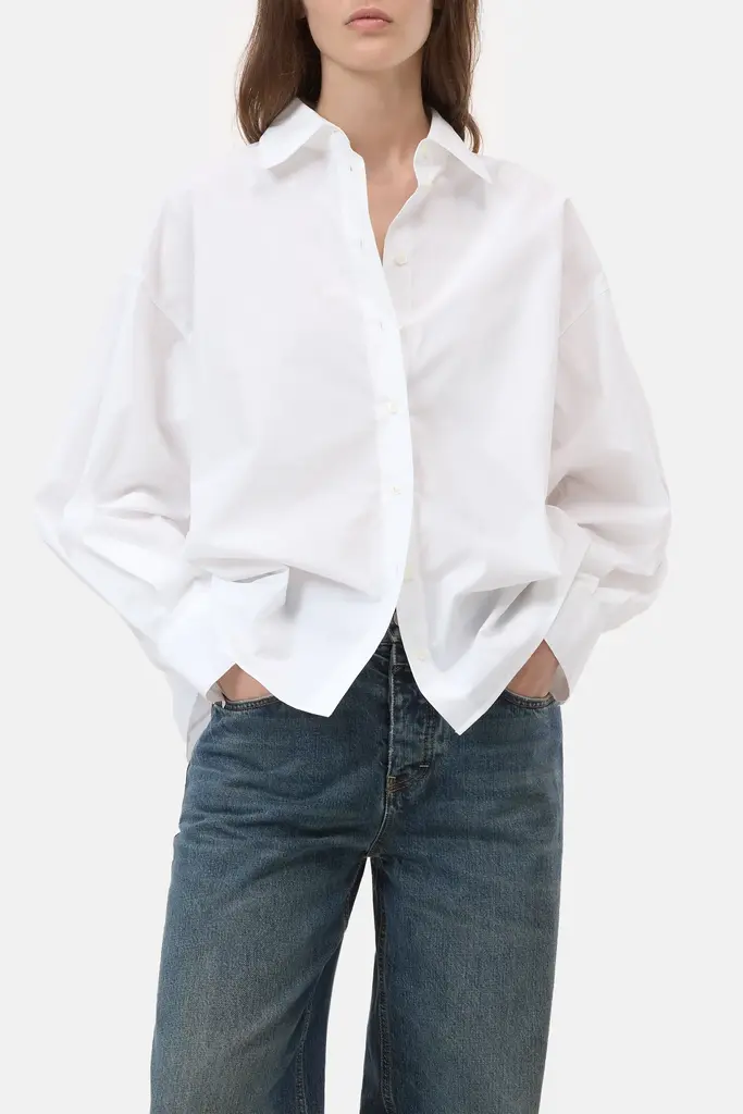 Closed Cape shirt - White