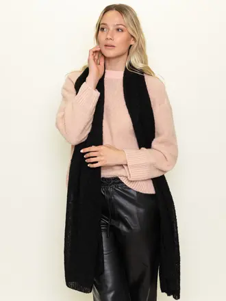 LN Knits Scarf Breezy Betty - Black