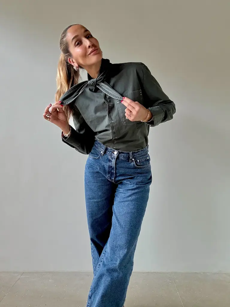 COCO Y MARIA Pepita Shirt - Kaki
