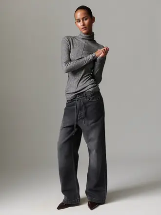 DAY Eve Top - Medium Grey Melange