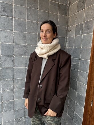 INTI Cuello Arroz Scarf - Ecru