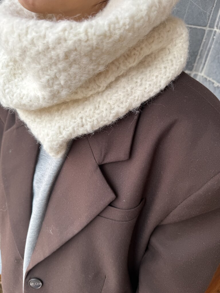 INTI Cuello Arroz Scarf - Ecru