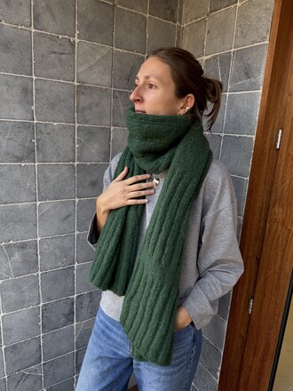 INTI Perdida Knitted Scarf - Pino