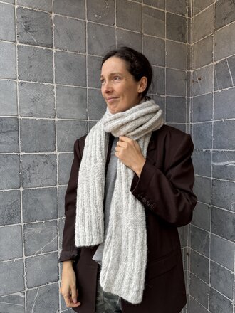 INTI Perdida Knitted Scarf - Silver