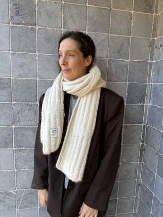 INTI Perdida Knitted Scarf - Ecru