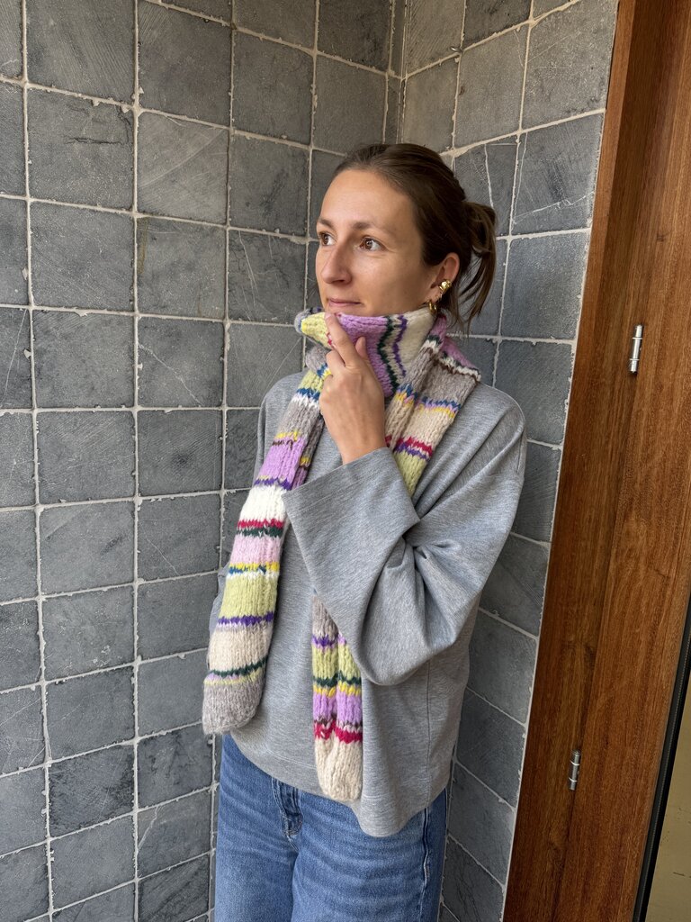 INTI Yasmin Knitted Scarf - Multi
