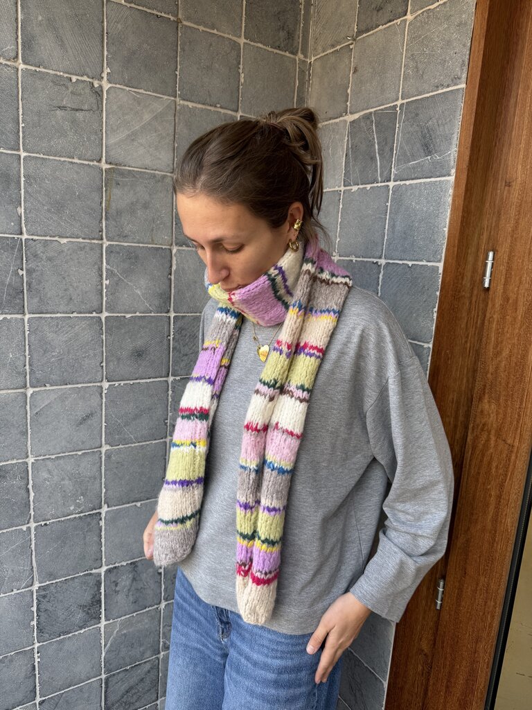 INTI Yasmin Knitted Scarf - Multi