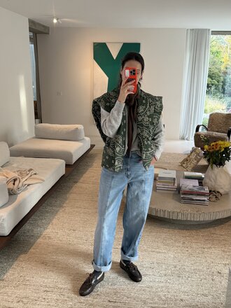 Aokyanos Brooklyn Bandana Vest - Kaki