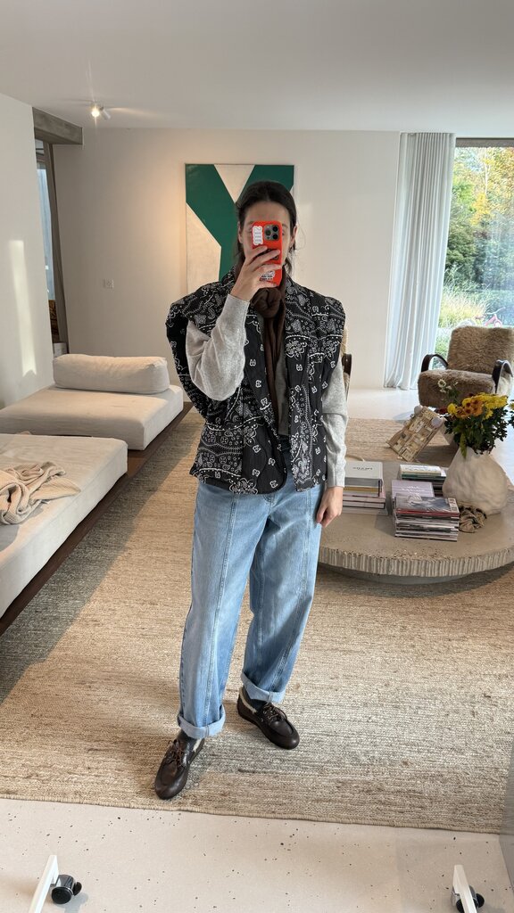 Aokyanos Brooklyn Bandana Vest - Anthracite