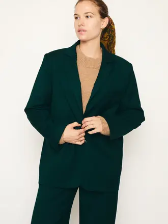 RE/BORN Astro Blazer - Forest Green