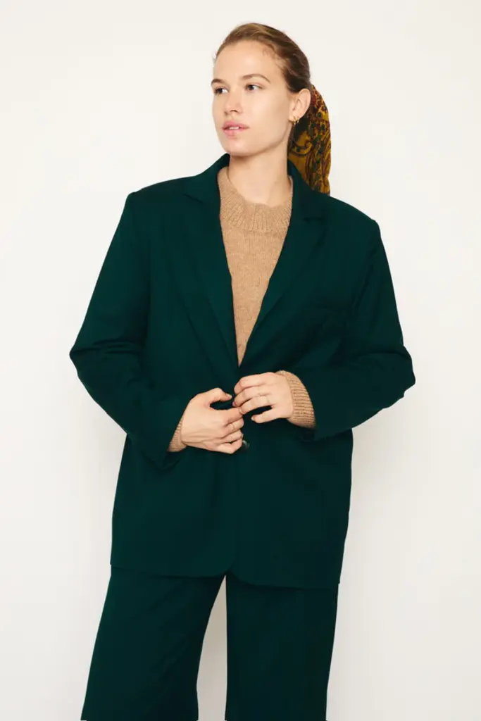 RE/BORN Astro Blazer - Forest Green