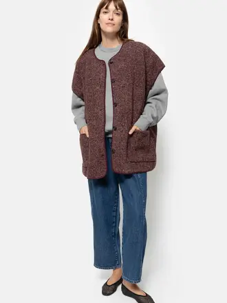 Âme Antwerp Ines Wooly Jacket - Plum