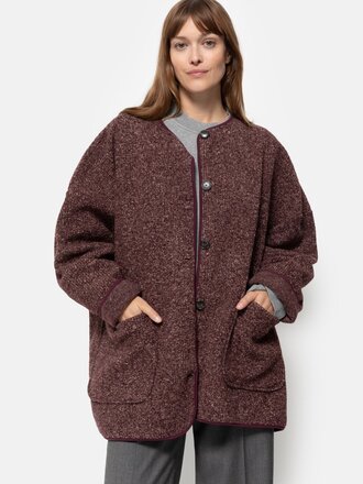 Âme Antwerp Hannah Wooly Jacket - Plum