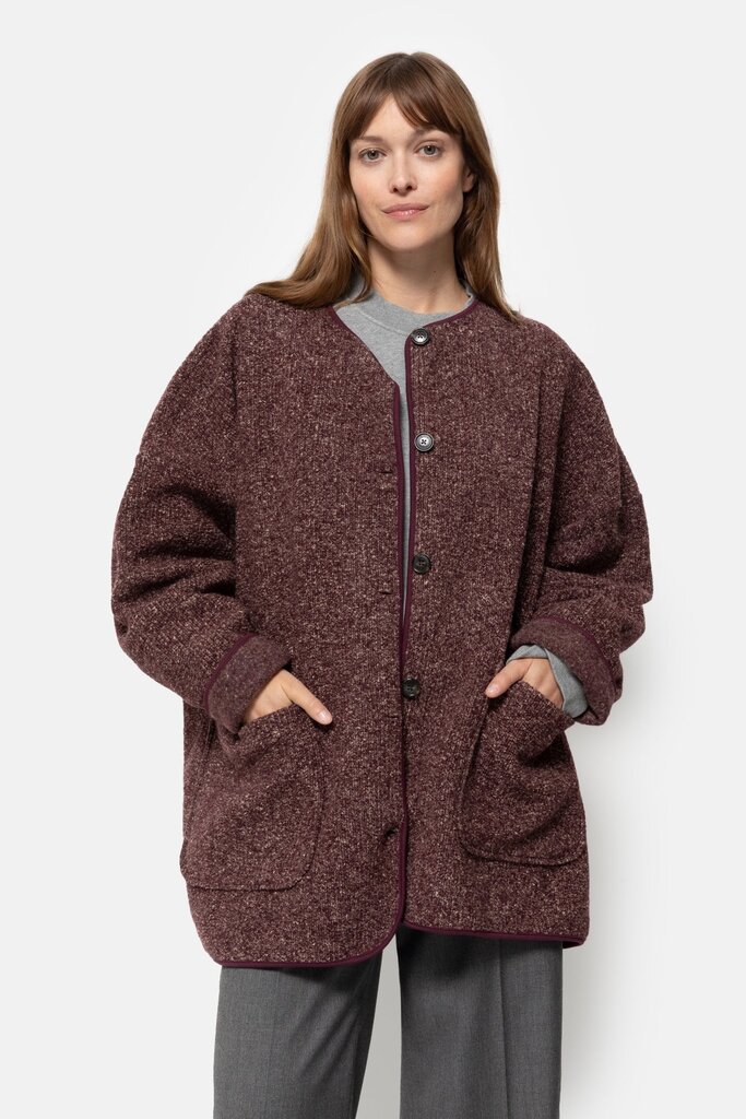 Âme Antwerp Hannah Wooly Jacket - Plum