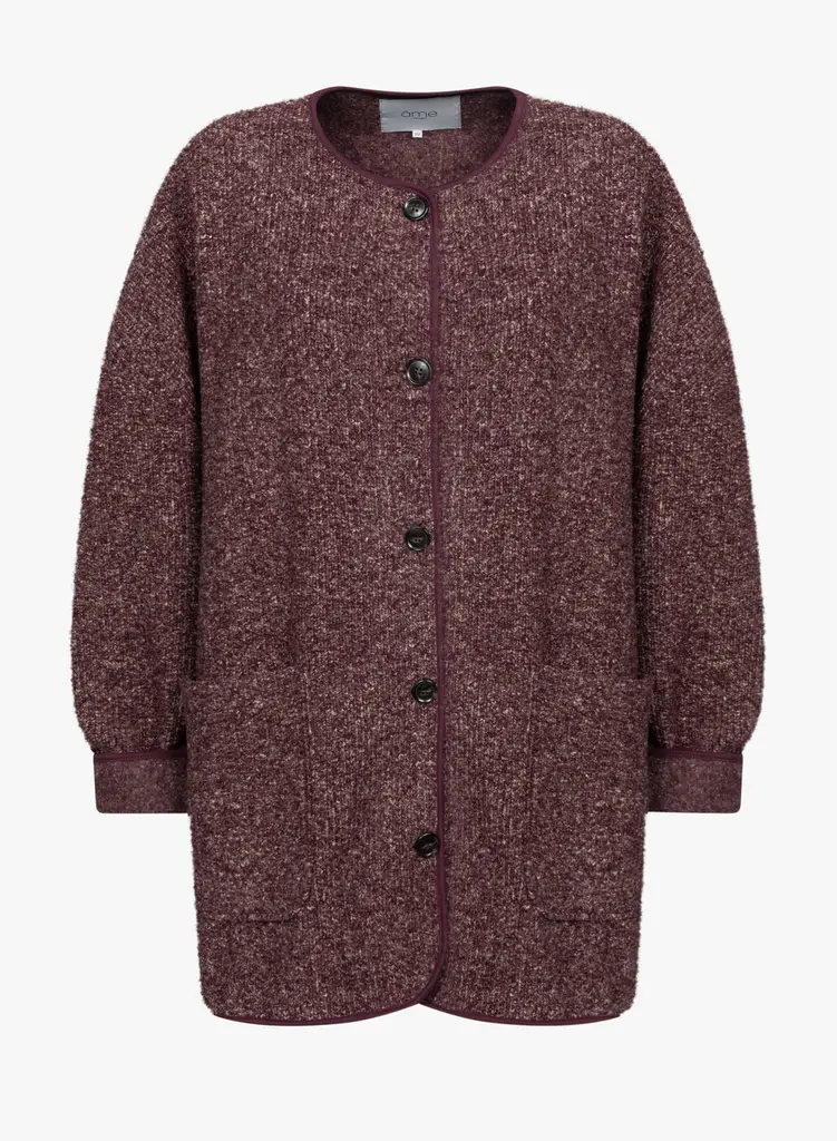 Âme Antwerp Hannah Wooly Jacket - Plum