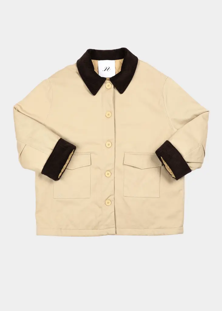NOTED Boris Coat - Beige/Brown
