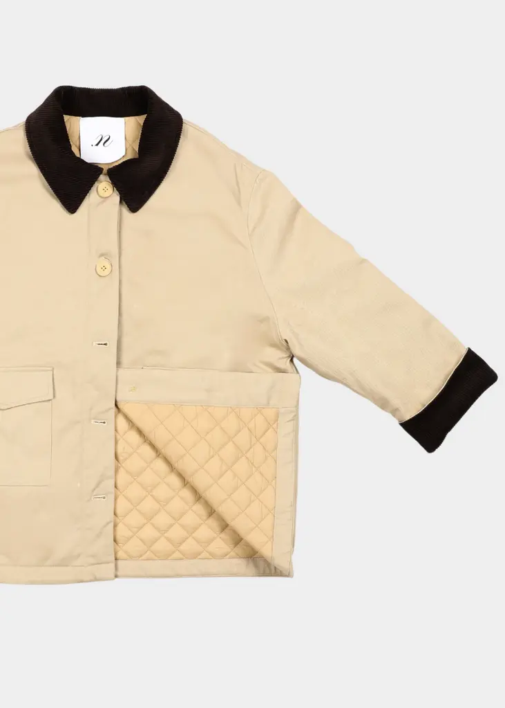 NOTED Boris Coat - Beige/Brown