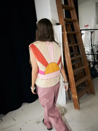 Lolly's Laundry Jace Vest - Sand