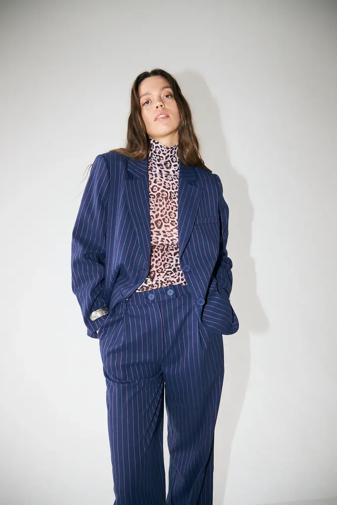 Lolly's Laundry Tyler Pants - Dark Navy/Pink