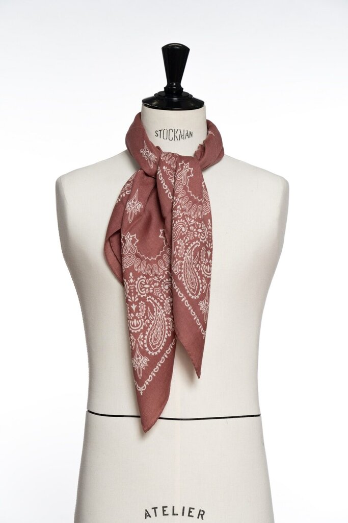 Destin Judy Carre Bandana - Rose