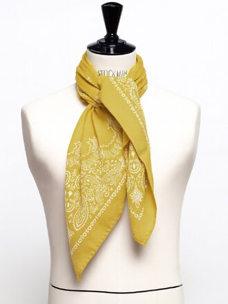 Destin Judy Carre Bandana - Turmeric