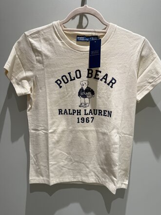 Ralph Lauren Polo Bear Cotton Jersey - Deckwash White