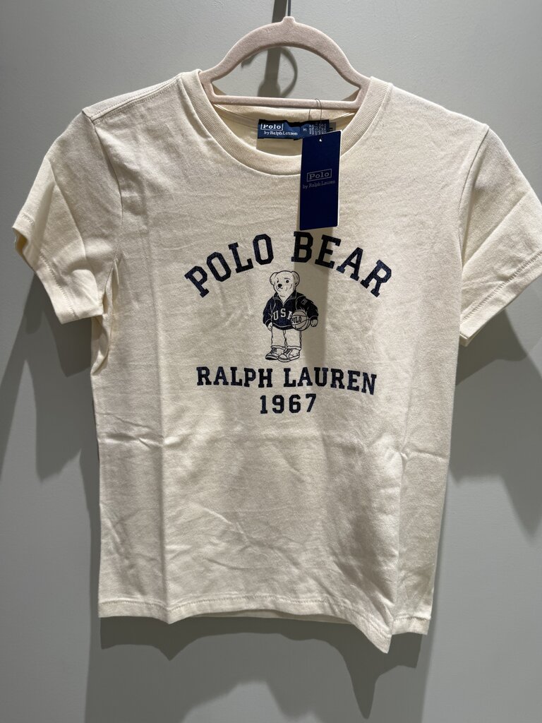 Ralph Lauren Polo Bear Cotton Jersey - Deckwash White