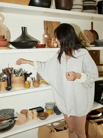 Studio Clique Madonna sweater - Grey melange