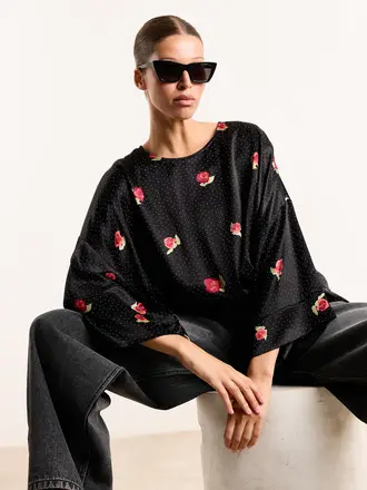 Studio Clique Carine blouse - Rose print