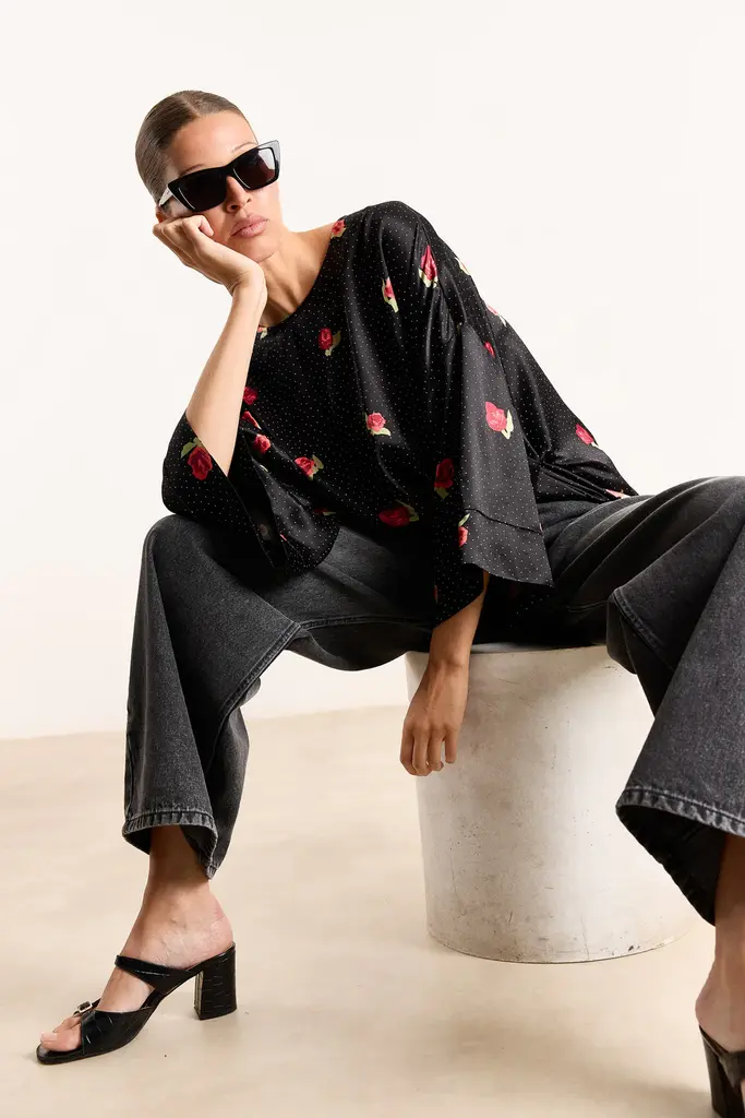 Studio Clique Carine blouse - Rose print