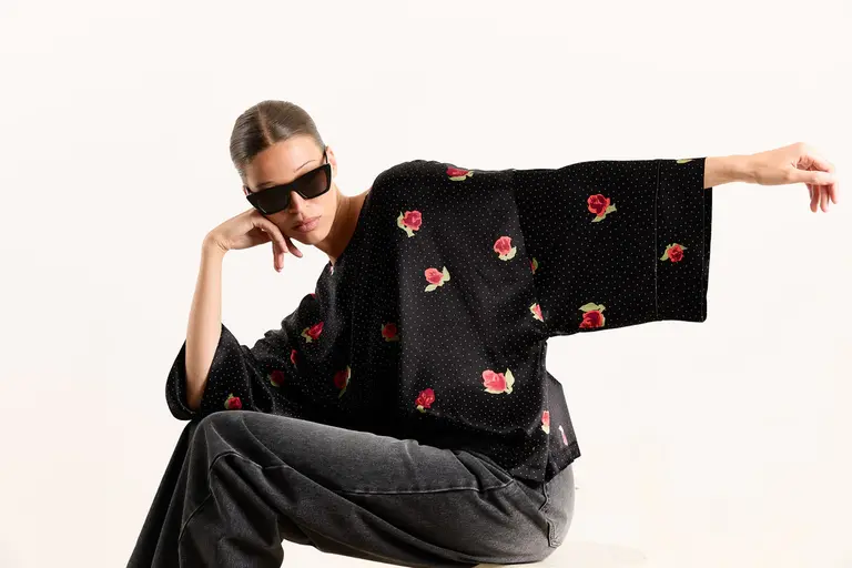 Studio Clique Carine blouse - Rose print